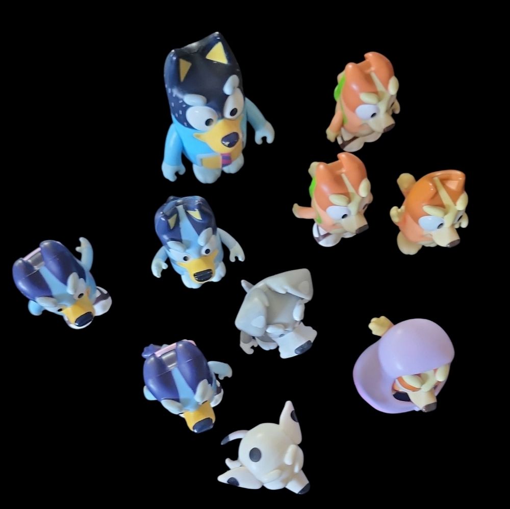 10 Authentic Bluey And Friends Action Figures - Picture 8 of 14